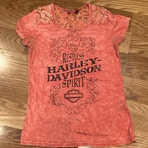 Harley-Davidson ladies pink T-shirt